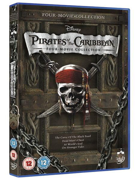 Pirates of the Caribbean 1-4 (DVD)